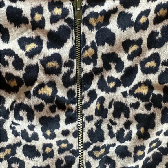 Sequin Hearts Sleeveless Leopard Animal Print Cocktail Party Dress Jr Size 11 - Picture 6 of 8